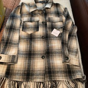 Laundry by Shelli Segal plaid shacket
